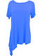 Bluza Asimetrică Damă Albastră K.1275