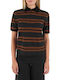 Women's Wool Sweater Grey/Brown