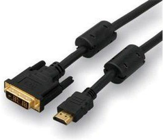 Logo Cablu DVI-D male - HDMI male 2m Negru