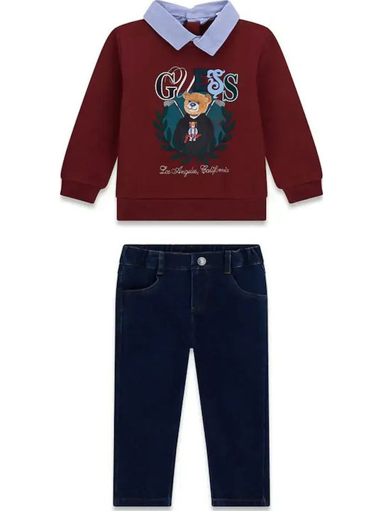 Winter Set 2 Pieces Burgundy
