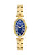 Breeze Women's Battery Watch with Gold Steel Bracelet