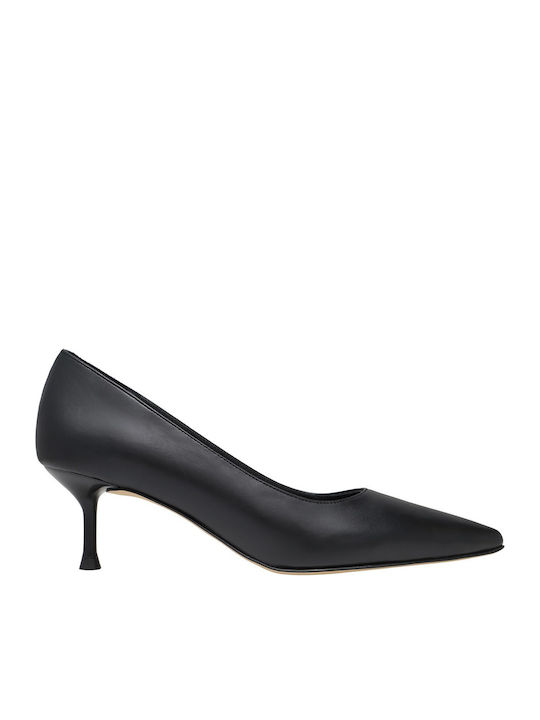 Haralas Heels With Medium Black Heel