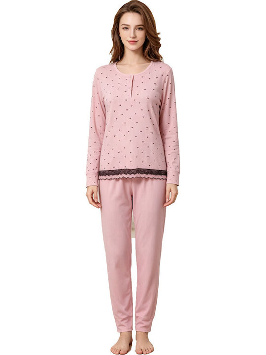 Goodnight Set De Pijamale De Vară Pentru Femei Roz