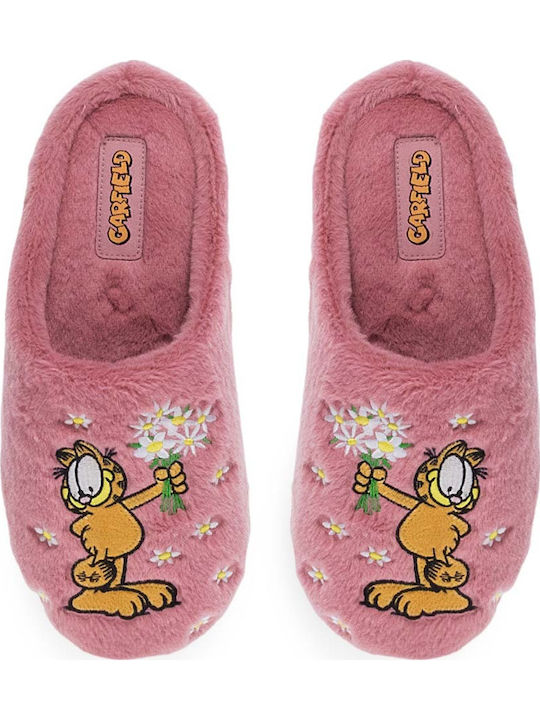 Garfield 10134154 Geschlossene Damen Hausschuhe Rosa