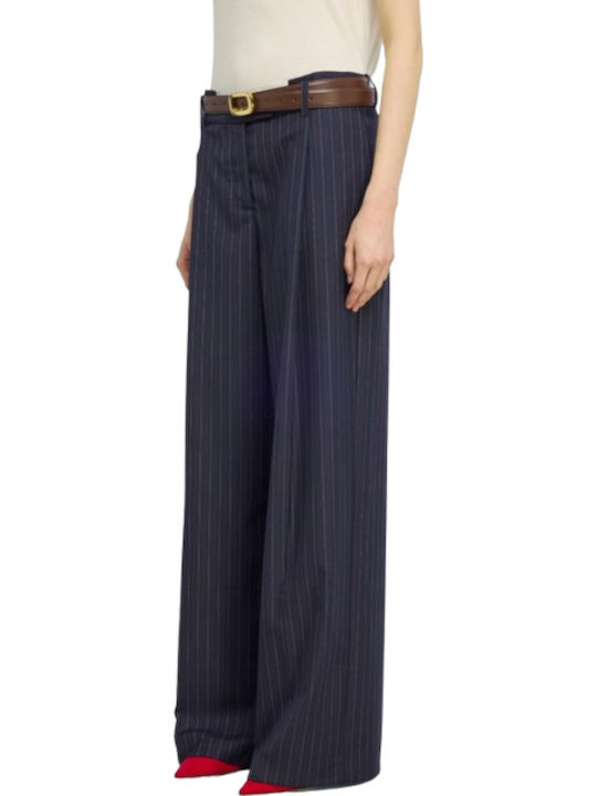 Women's Fabric Trousers Blue