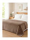 Madi Fleece Blanket Double 220x240cm Taupe