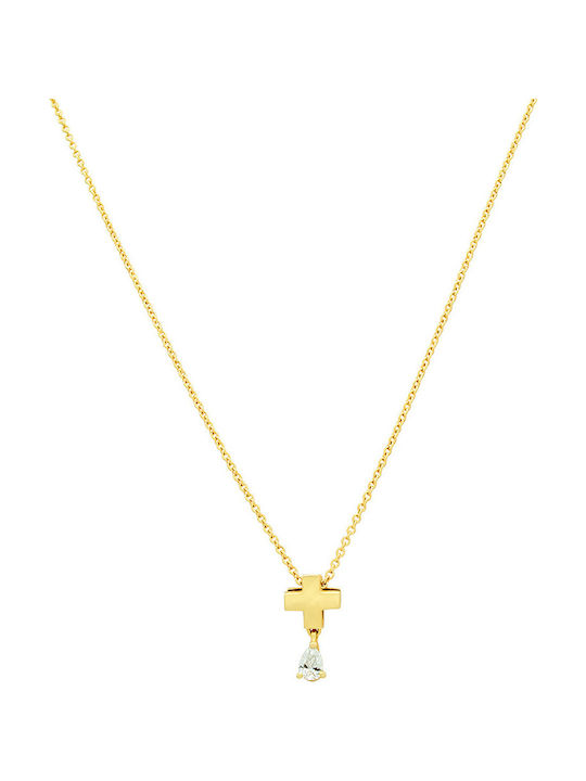 Savvas Design Χρυσός Σταυρός 18Κ
