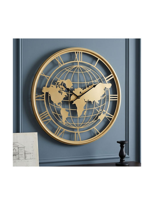 Keskor Keskor Wall Clock Metallic Gold Ø50cm