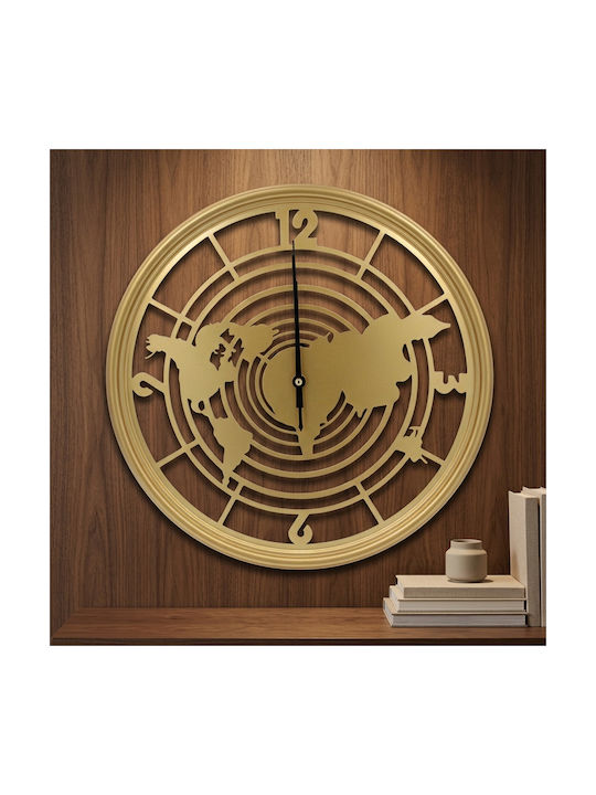 Keskor Keskor Wall Clock Metallic Gold Ø40cm