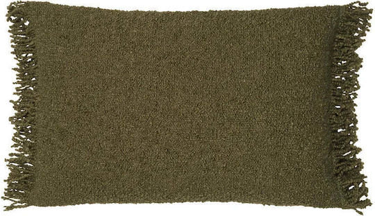 Broste Copenhagen Μαξιλαροθήκη Σκούρο Πράσινο 40x60εκ.