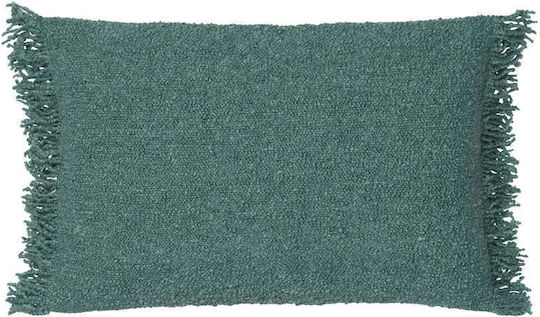 Broste Copenhagen Διακοσμητική Μαξιλαροθήκη Τιρκουάζ 40x60εκ.