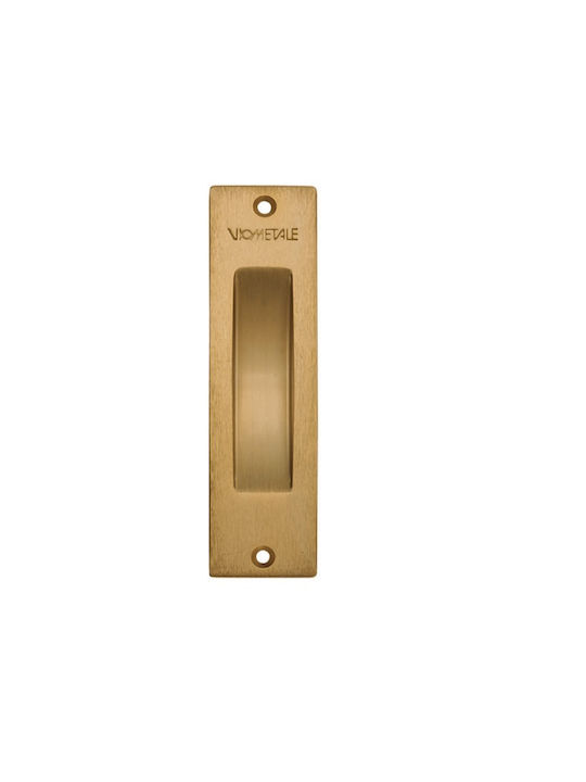 Viometale Viometale Türdrücker ohne Loch Gold 40mm 09.500