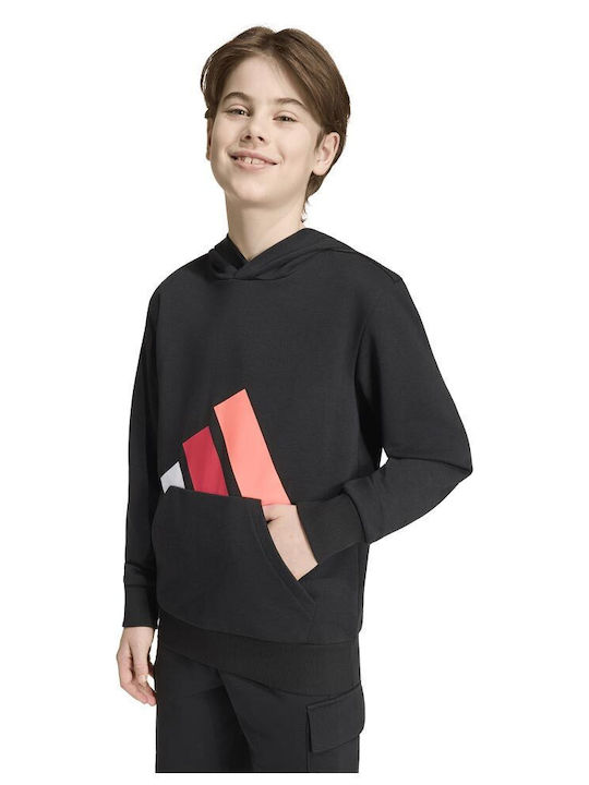 adidas Kinder-Sweatshirt mit Kapuze Schwarz Big...