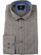 Long Sleeve Linen Shirt Beige