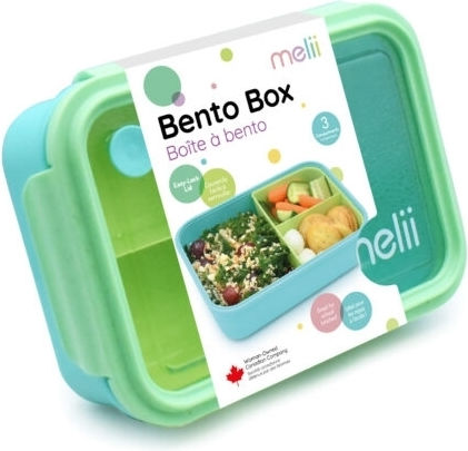 Melii Melii Kunststoff Mittagbox Blau Mit Fächern 1.25l