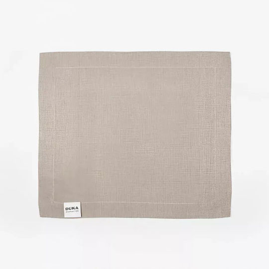 Duka Σουπλά Υφασμάτινο Μπεζ 40x40cm 2τμχ