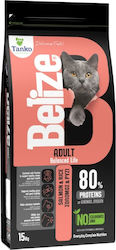 Belize Dry Cat Food for Adult Cats with Salmon / Rice / Meat 15kg Belize Dry Cat Food for Adult Cats with Salmon / Rice / Meat 15kg