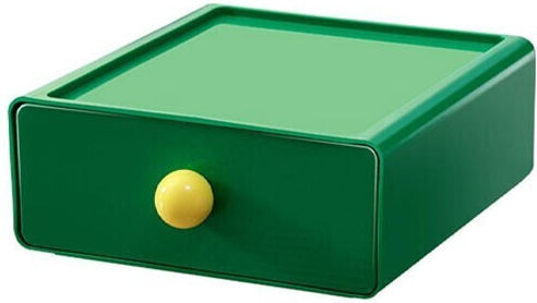 Sertar de Birou din Plastic 20x7.5x20cm Verde