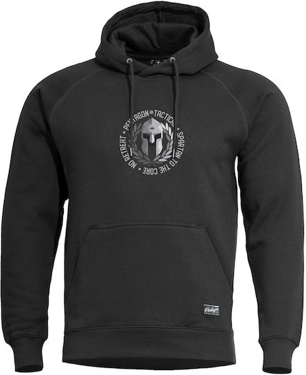 Phaeton Hood Sweatshirt No Retreat Schwarz
