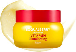 Eqqualberry Vitamin Illuminating Cremă Hidratantă de Față Împotriva Imperfecțiunilor cu Vitamina C și Niacinamidă 50ml