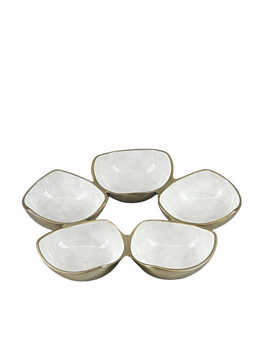 Art et Lumiere Decorative Platter Metallic Gold