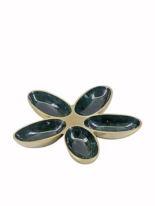 Art et Lumiere Decorative Platter Metallic Gold