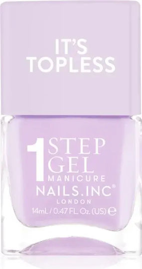 Nails Inc Topless Гланц Подредба Лакове За Нокти Бързо Съхнещо Hailey 14ml