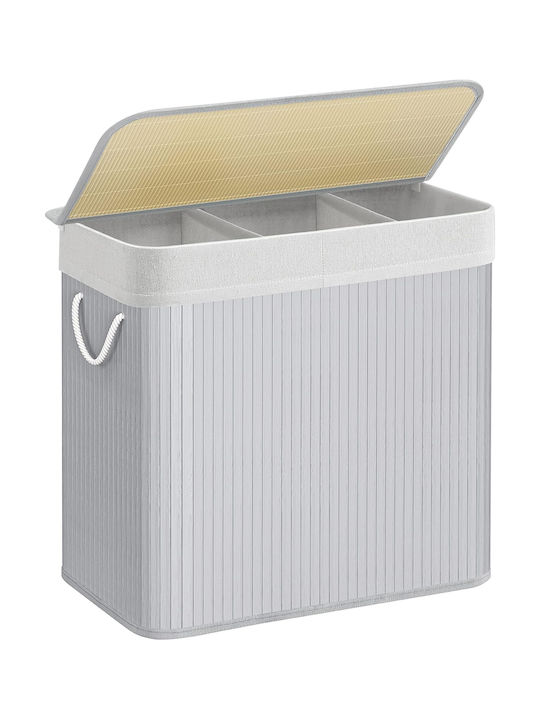 Songmics Bamboo Collapsible Laundry Basket 150l...