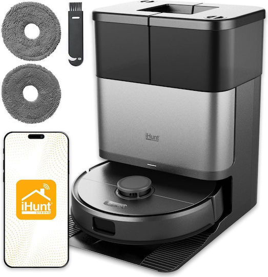 iHunt Bro Robo Clean V9 Dual-Laser AI Robot Vacuum Cleaner with Laser Mapping & 10000Pa Suction Black