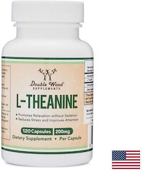 L-теанин L-теанин X 120 капсули Double Wood L-теанин L-теанин X 120 капсули Double Wood