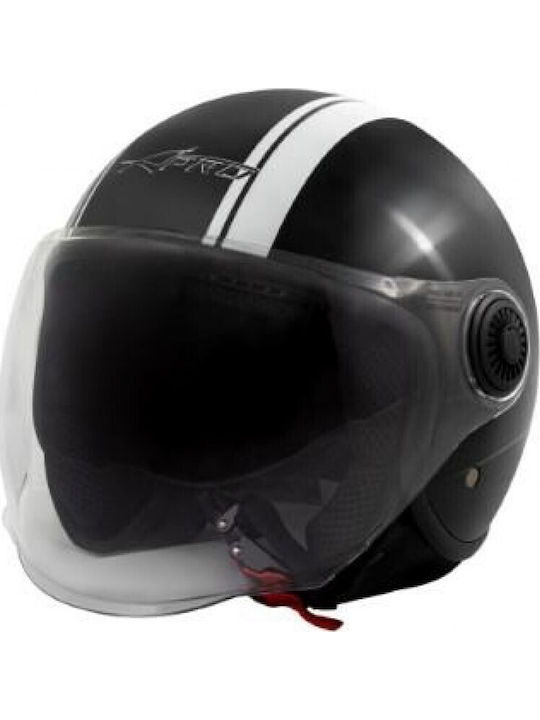A-Pro Medley Black Motorcycle Helmet Jet ECE 22...