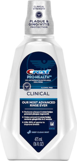 Crest Apă de Gură pentru Albire, Gingivită și Împotriva Plăcii 473 ml