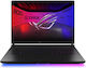Asus ROG Strix Scar 18 G835LXG-U9644X 18" UHD 240Hz (Ultra 9-290HX/32GB/2TB SSD + 2TB SSD/GeForce RTX 5090/W11 Pro) Off Black (US Keyboard)