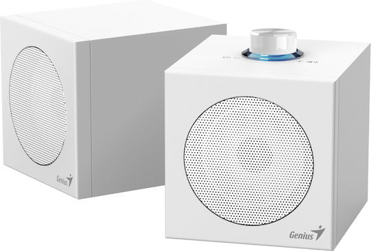Genius SP-HF300U Computerlautsprecher 2.0 mit Leistung 4W Weiße