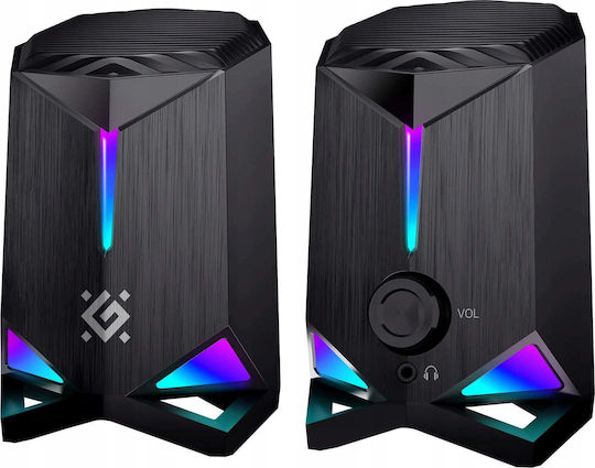 Defender Gravity Computerlautsprecher 2.0 mit Leistung 6W Schwarze