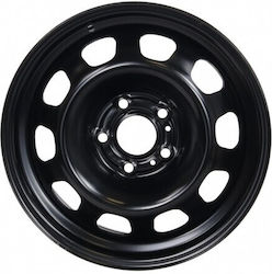 Fast Aluminum Car Wheels 16"x5" ET-32 Black