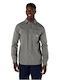 Long Sleeve Shirt in Wide Fit Steel