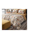 MayHome Bettlaken Set Doppel mit Gummibettlaken 140x200+25cm Geometrisch 4 Stück