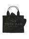 The Small With Oversized Bow Women's Black Tote Bag