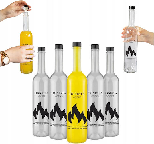 40x Ognista Vodka Wein-/Getränkeflaschen Futura 500ml