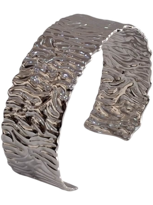 Kalliopi Silver Γυναικείο Βραχιόλι από Ατσάλι