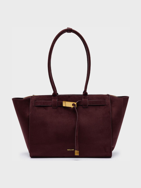 Nolah Monique Damen Schultertasche Wildleder Bu...