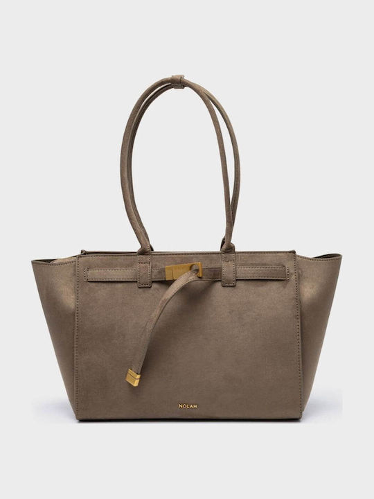 Nolah Monique Damen Schultertasche Gold