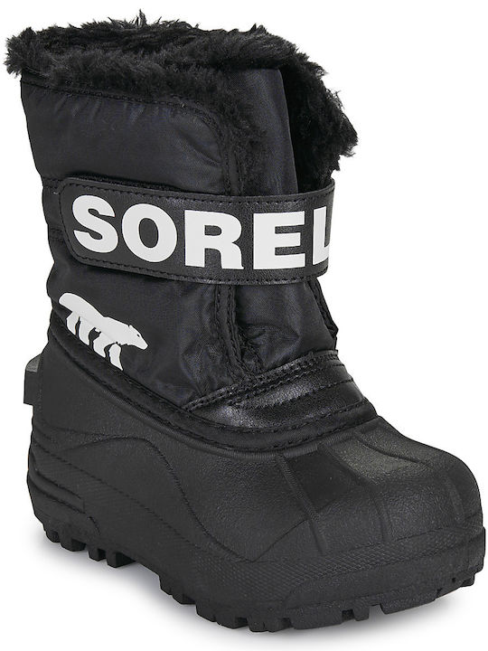 Cizme Pentru Copii De Zapadă Negre