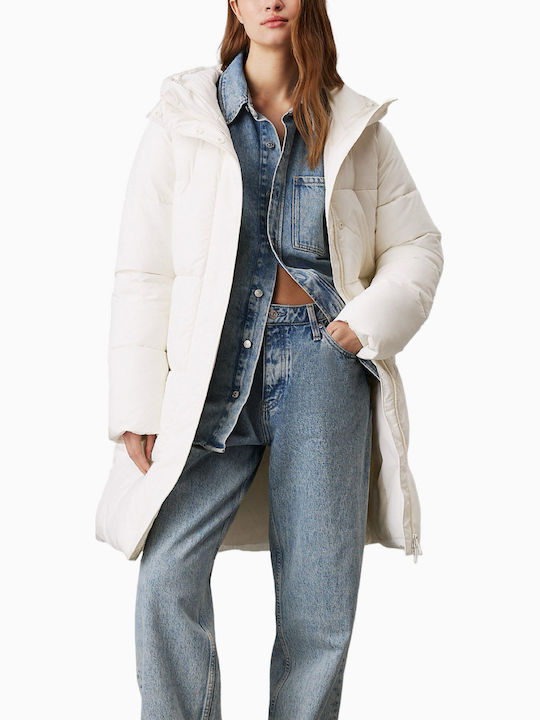 Calvin Klein Long Women's Puffer Jacket for Win...