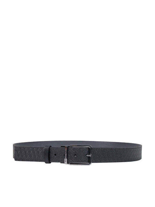 Armani Exchange Herren Gürtel Schwarz