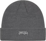 Jack & Jones Beanie Men's Knitted Beanie in Gre...