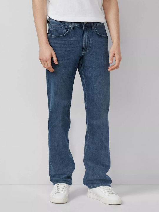 Mauro Ανδρικό Παντελόνι Τζιν Ελαστικό Regular Tapered Fit Blue