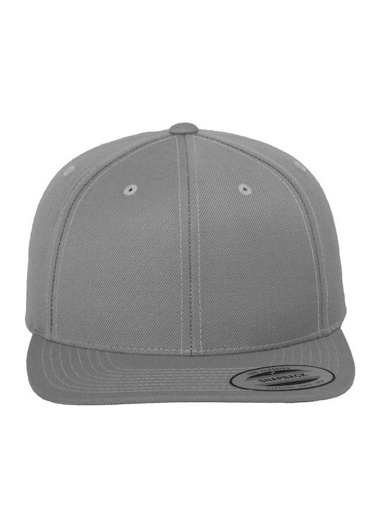 Klassischer Snapback Silber Einer