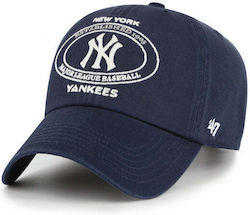Mlb New York Yankees Circle Tone ’47 Clean Up Navy Adjustable Hat
